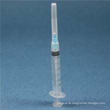 Medizinische sterile 3ml Luer-Verschluss-Spritze mit Nadel